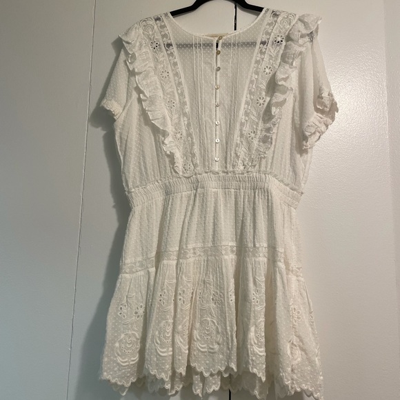 Loveshackfancy Antique White Sheldon Dress - Picture 3 of 5